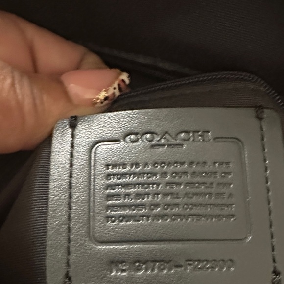 Coach Black Studded Satchel Bag - Picture 10 of 10